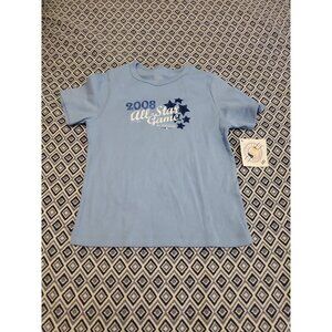 Youth MLB 2008 N.Y.C. All Star Game Light Blue T-Shirt Size 7/8 NWT